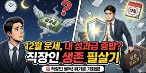 12월 운세, 내 성과급 증발? 직장인 생존 필살기