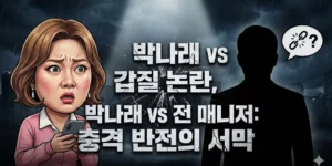 박나래, 전 매니저 반전 통화 갑질 논란, 충격 반전의 서막