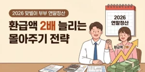 2026 맞벌이 부부 연말정산, 환급액 2배 늘리는 몰아주기 전략