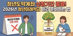 청년도약계좌 신청기간 종료! 2026년 청년미래적금 미리 준비하는 법