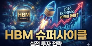 2026년 SK하이닉스 주가 90만원 돌파 가능할까? HBM 슈퍼사이클로 본 실전 투자 전략