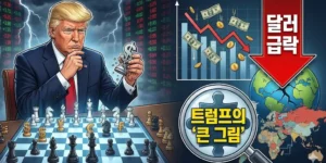 달러 급락, 단순한 조정일까? 트럼프의 ‘큰 그림’ 완벽 해설