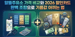 알뜰주유소 가격 비교와 2026 할인카드 완벽 조합으로 기름값 아끼는 법