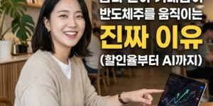 금리 인하 기대감이 반도체주를 움직이는 진짜 이유 (할인율부터 AI까지)